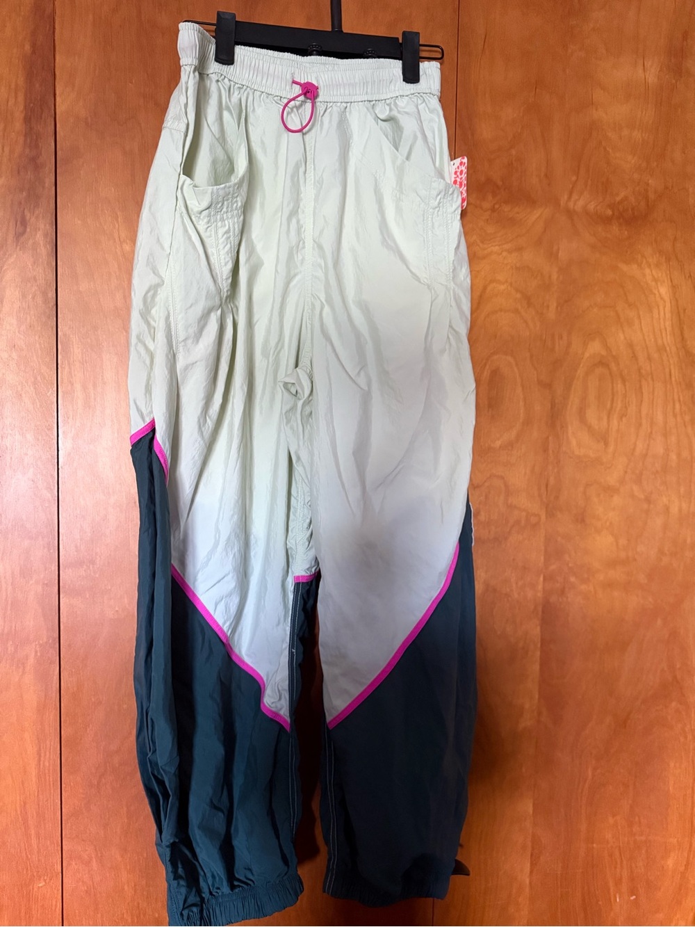 FP Movement by Free People Track Joggers in pale and dark green xs will fit smal
